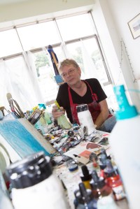 'Graham Parker in his studio' by Daniel Stavely 